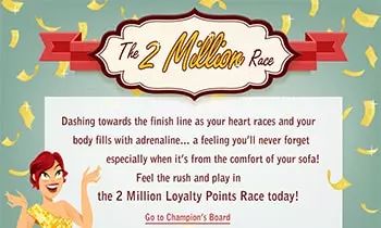 Spectra Bingo 2 Million Race