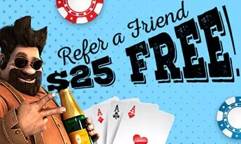 Vegas Crest Casino Refer a Friend Bonus
