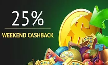 Heavy Chips Casino 25% Weekend Cashback