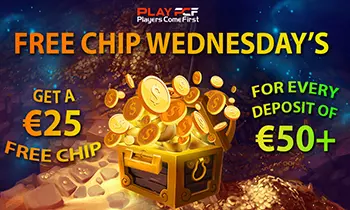 pcf casino free chip wednesday