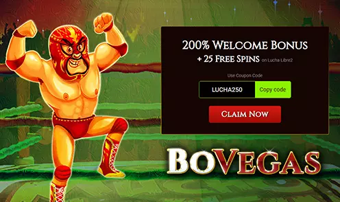 bovegas lucha libre welcome bonus