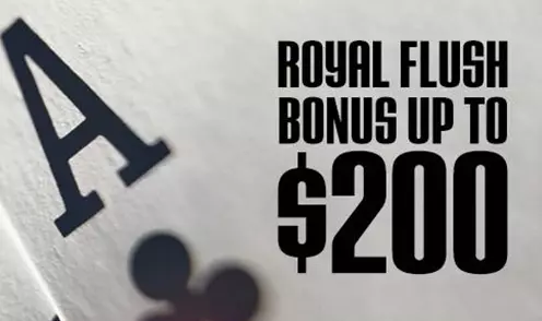 ignition royal flush bonus