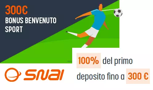 snai 100% sports bonus