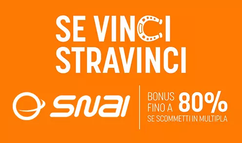 snai 80% multiple bet bonus