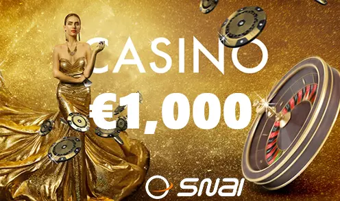 snai casino 100% welcome bonus