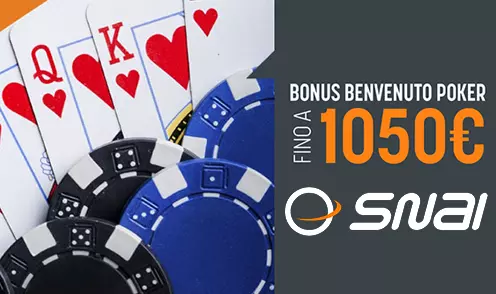 snai poker welcome bonus