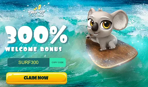 two up 300% welcome bonus