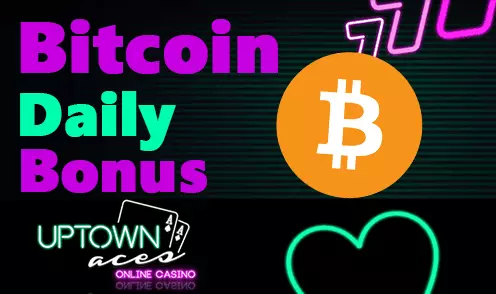 uptown aces bitcoin daily bonus