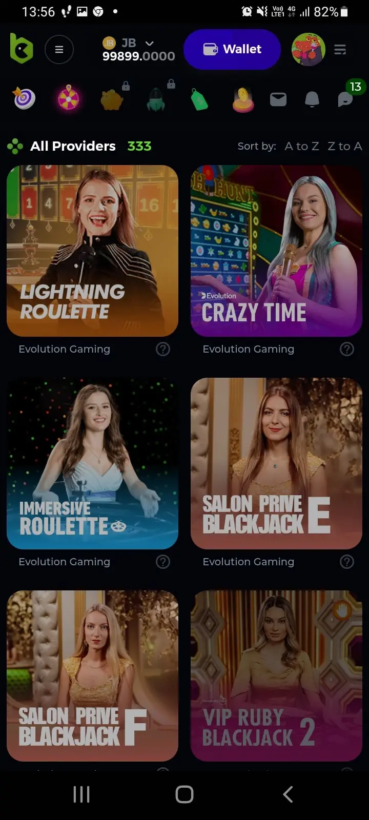 BC.Game casino app screenshot 6