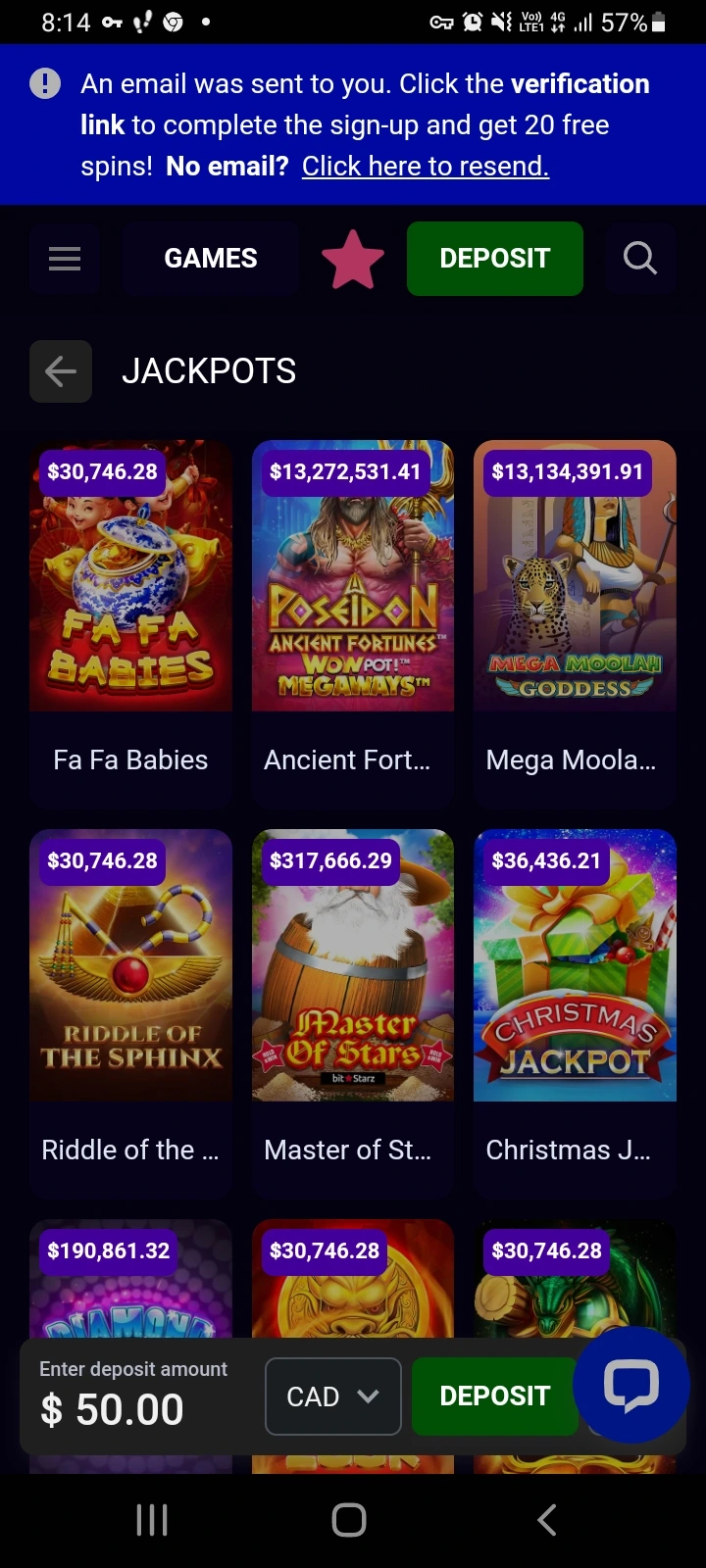 BitStarz casino app screenshot 3