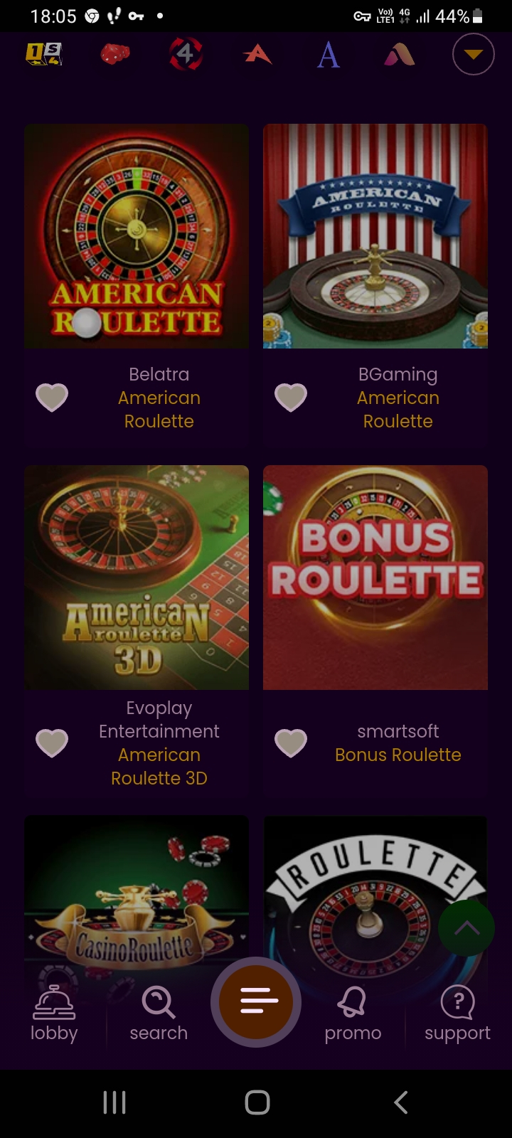 Bizzo casino app screenshot 2