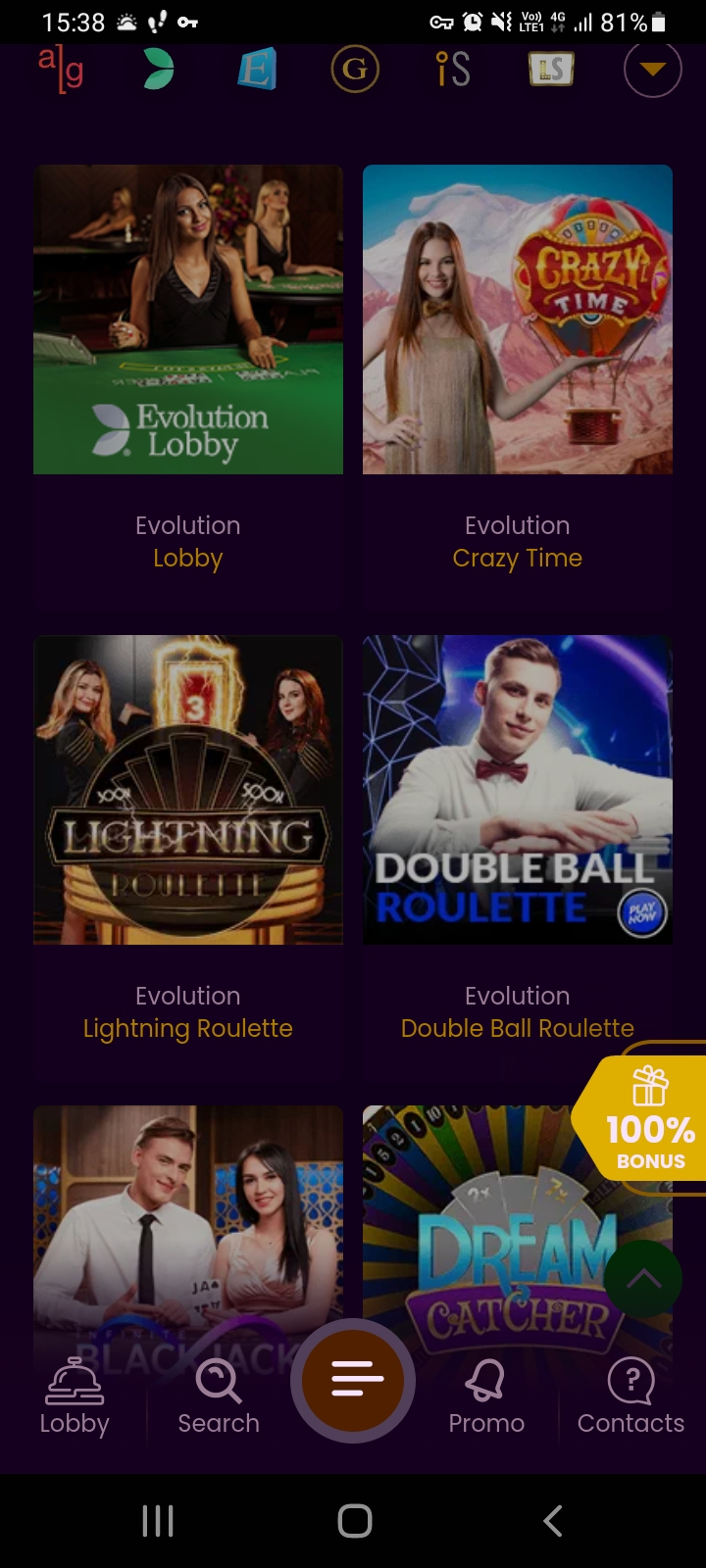 Bizzo casino app screenshot 5
