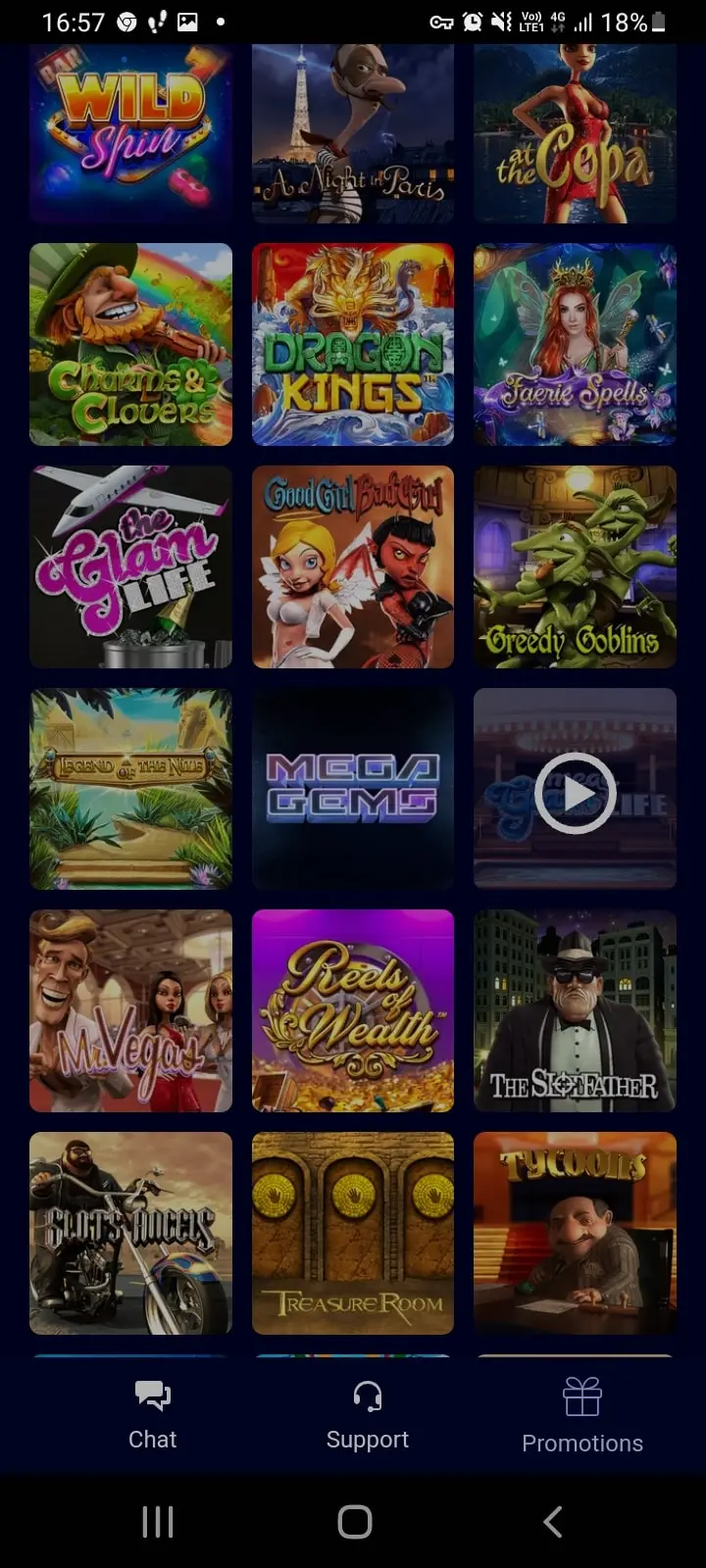 mBit casino app screenshot 3