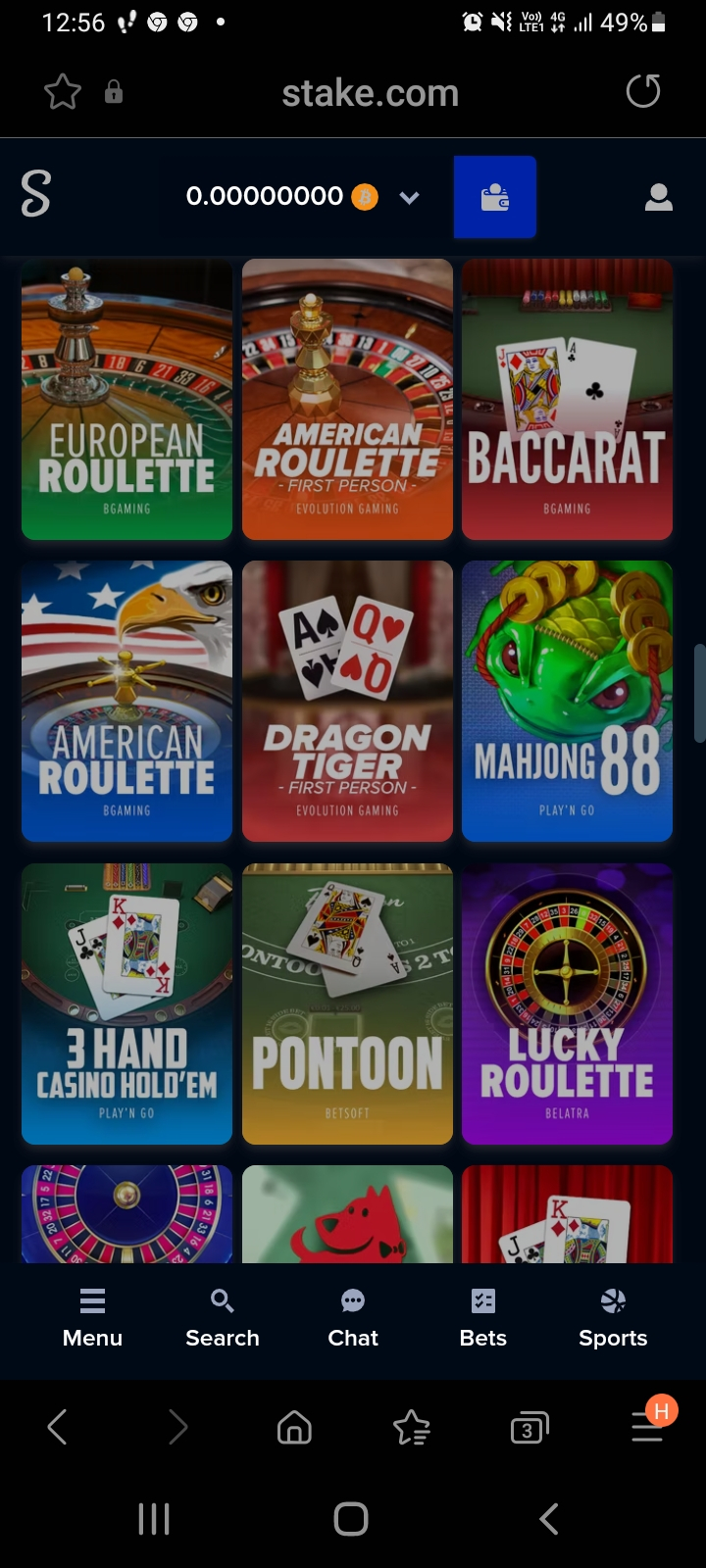 Stake.com casino app screenshot 3