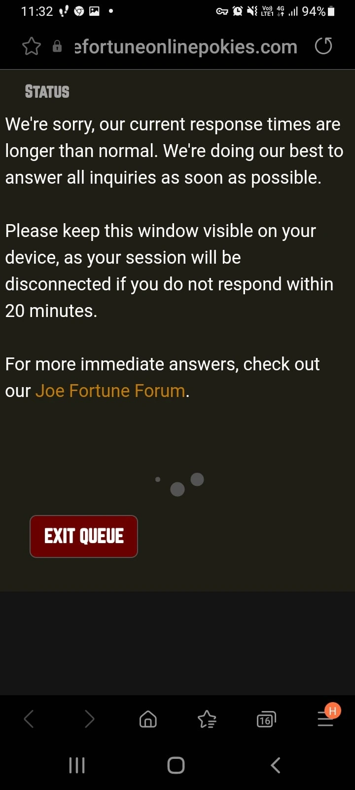 joe fortune casino app screenshot 12