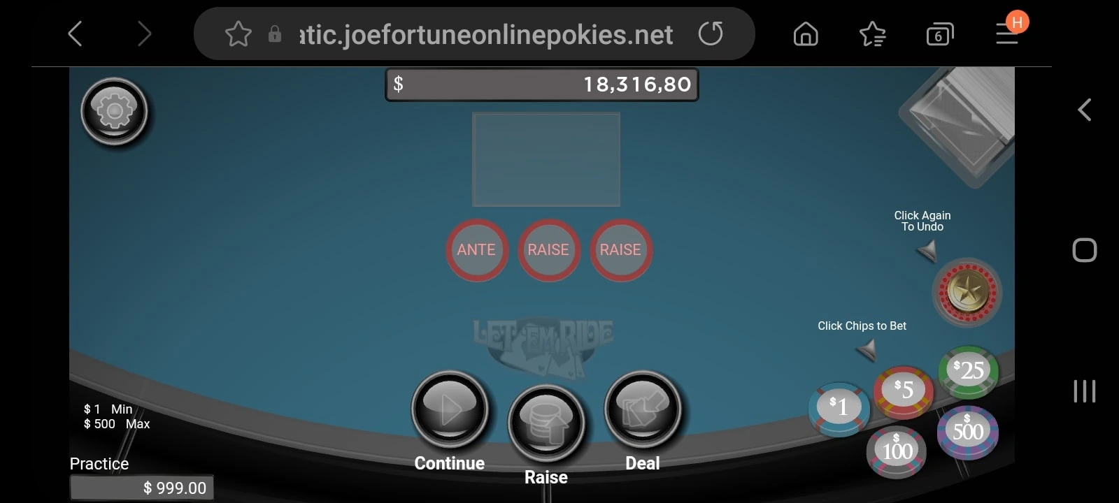 joe fortune casino app screenshot 3