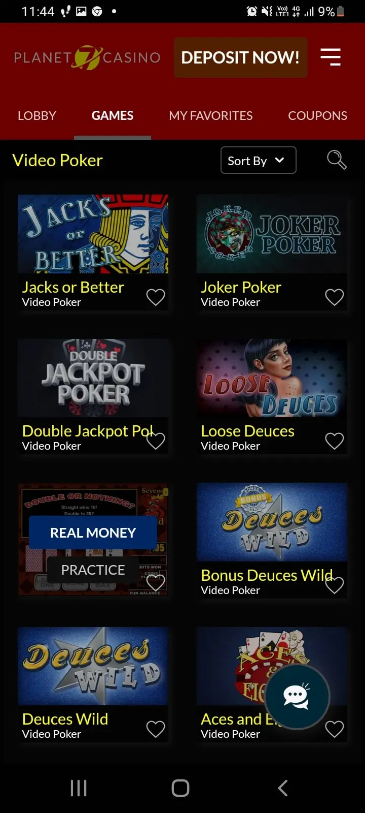 planet7 casino app screenshot 7