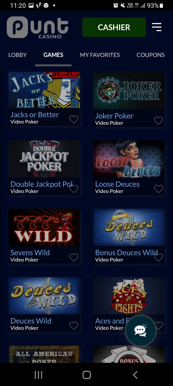 punt casino app screenshot 6