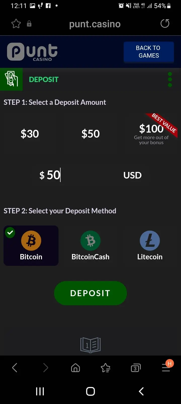 punt casino app screenshot 8