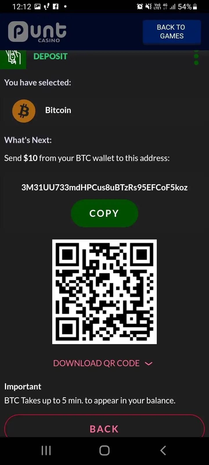 punt casino app screenshot 9