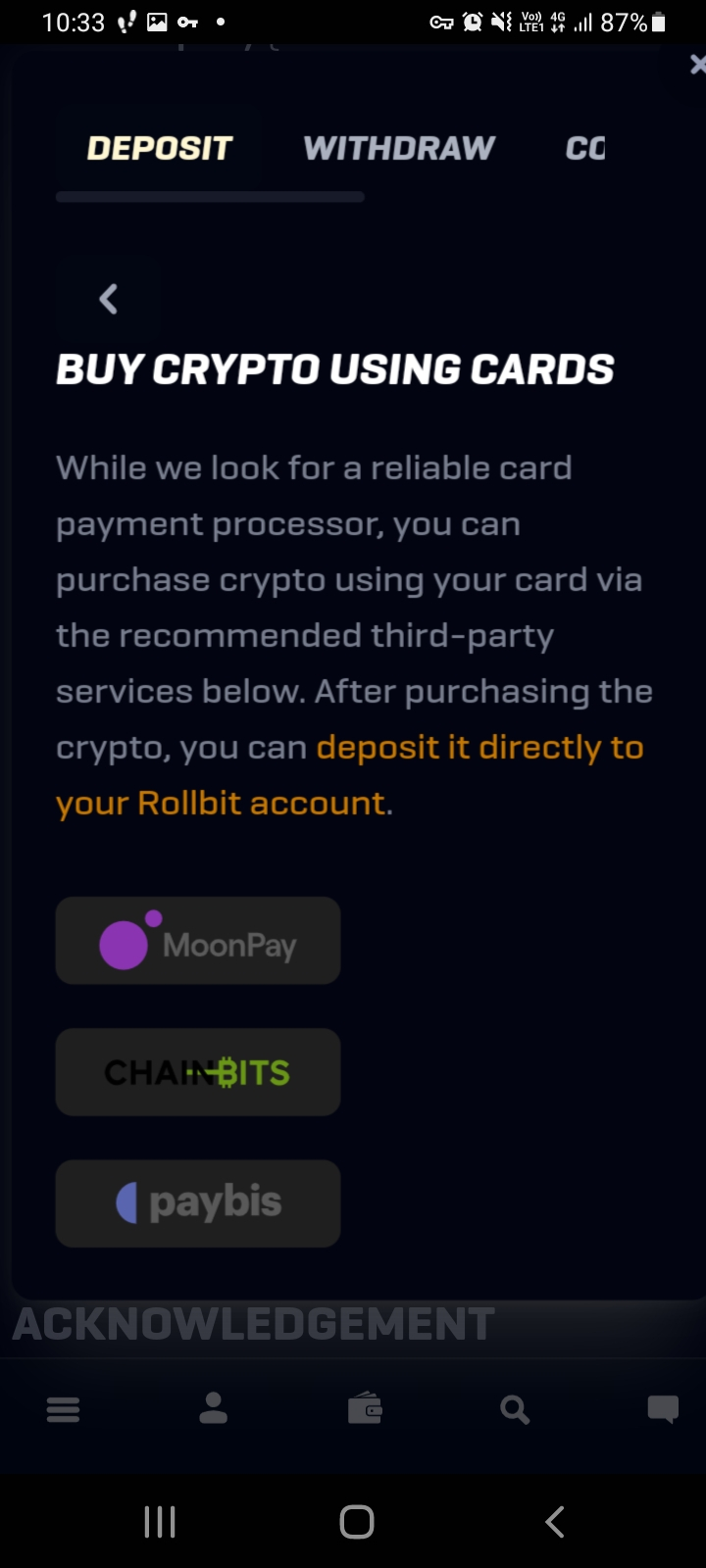 rollbit casino app screenshot 11