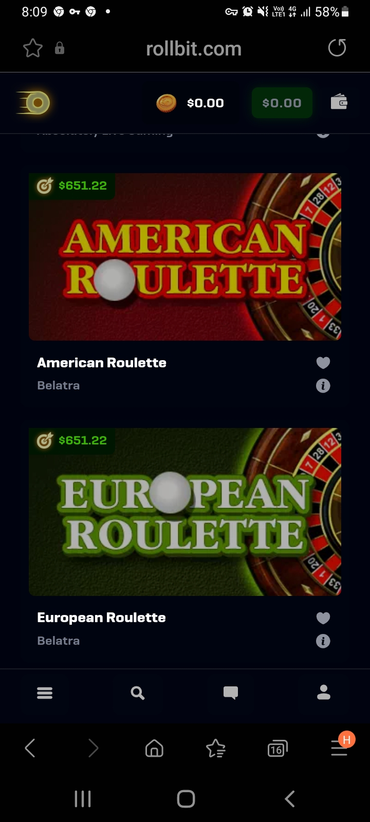 rollbit casino app screenshot 3