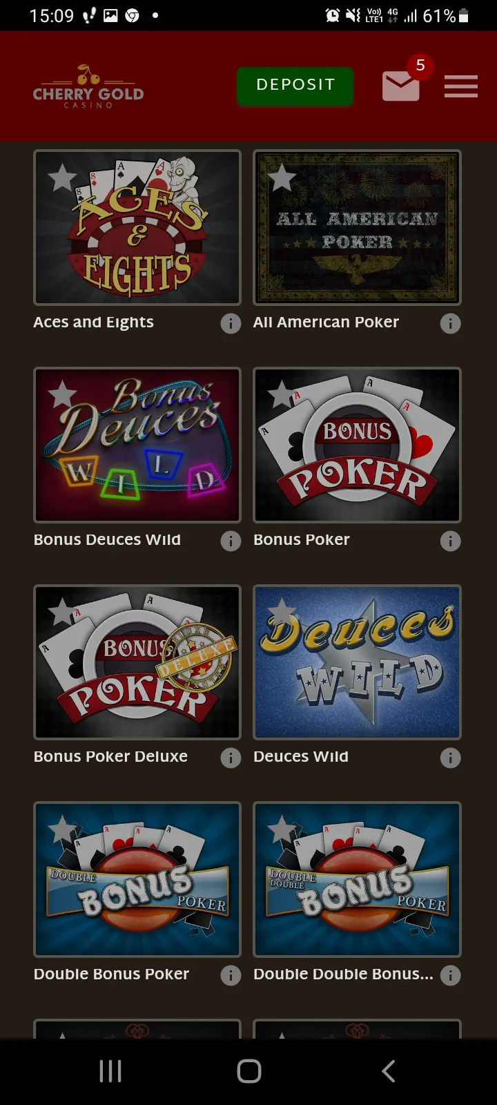 Cherry Gold casino app screenshot 7