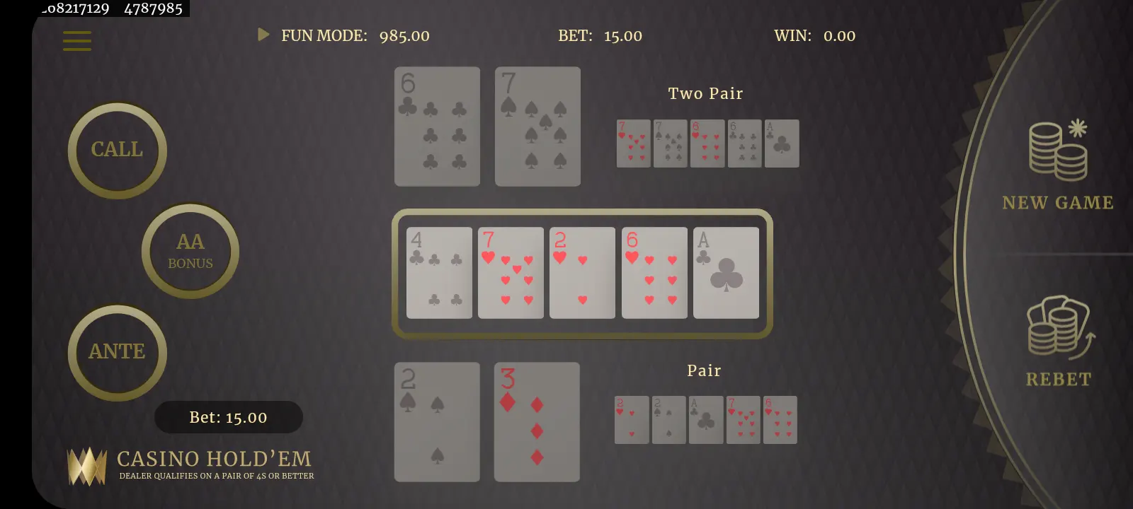 PlayOJO casino app screenshot 4