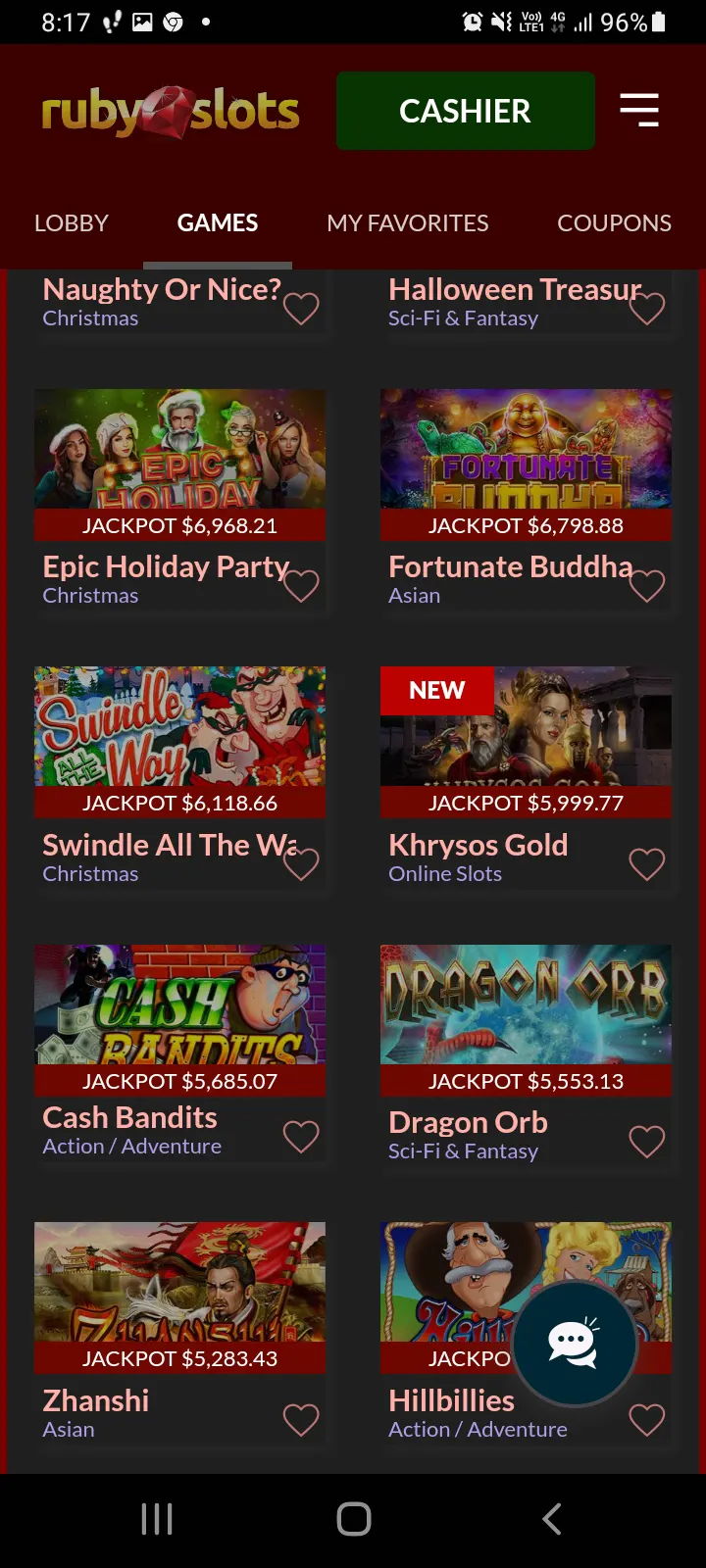 ruby slots casino app screenshot 5