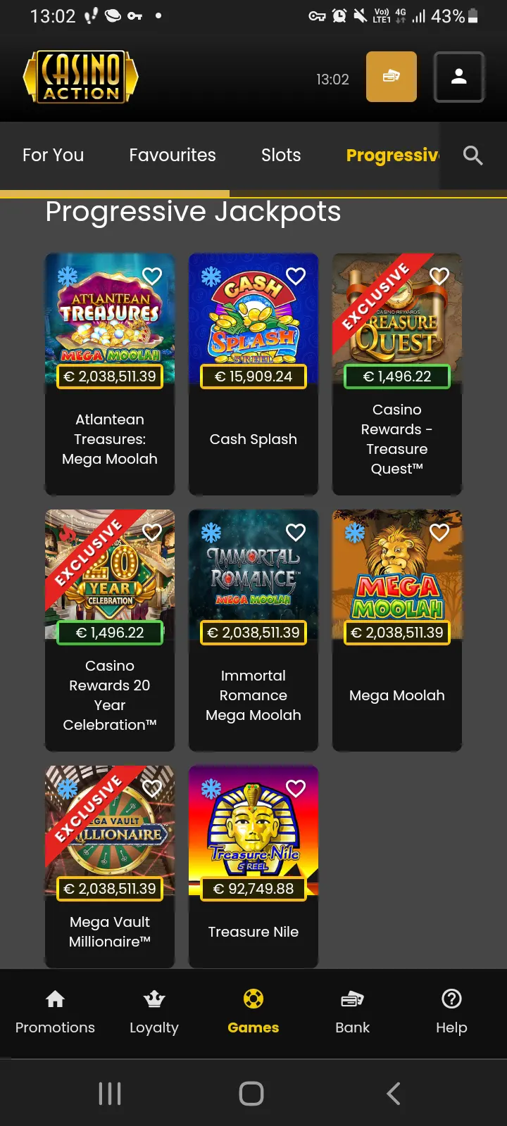Casino Action app screenshot 4