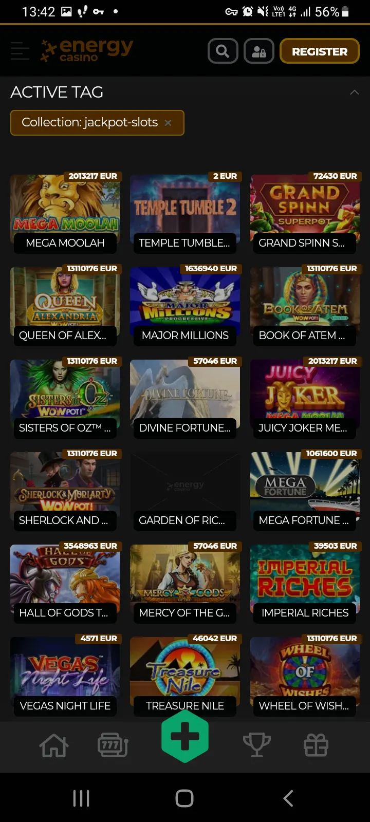 Energy casino app screenshot 5