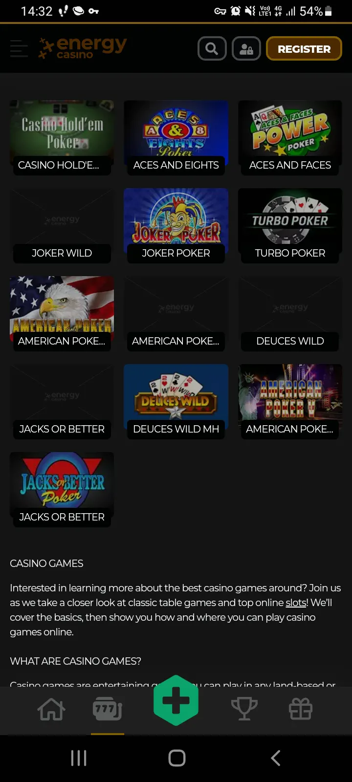 Energy casino app screenshot 7