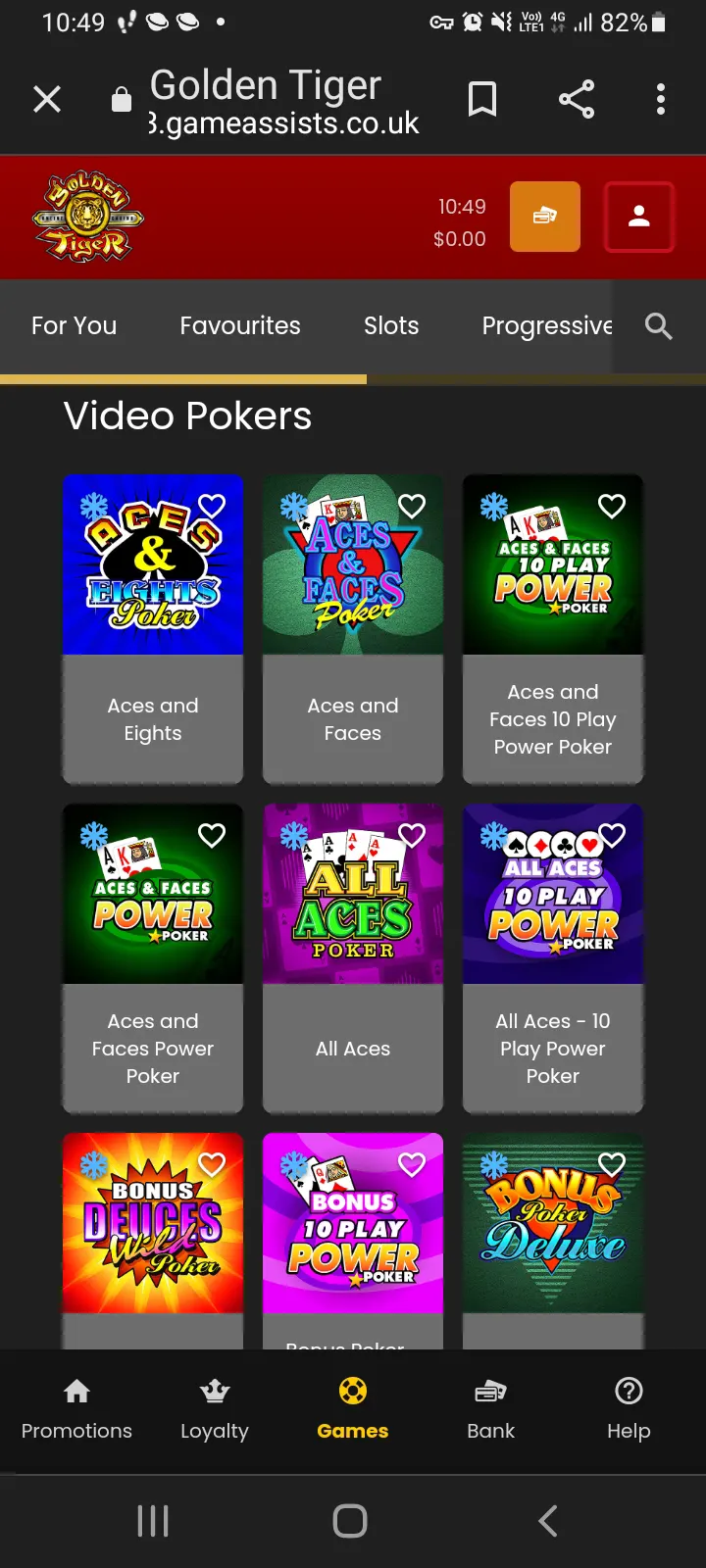 Golden Tiger casino app screenshot 5