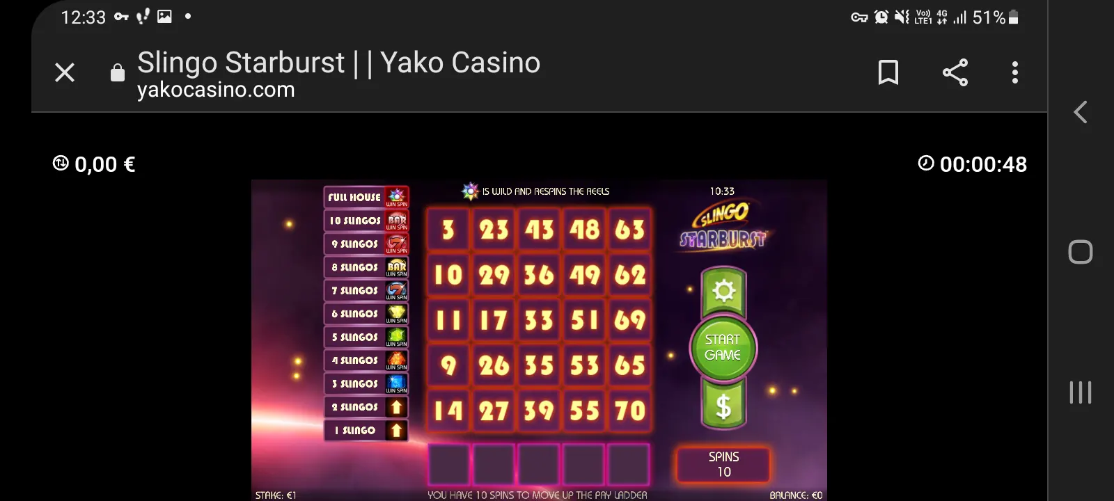 Yako casino app screenshot 10