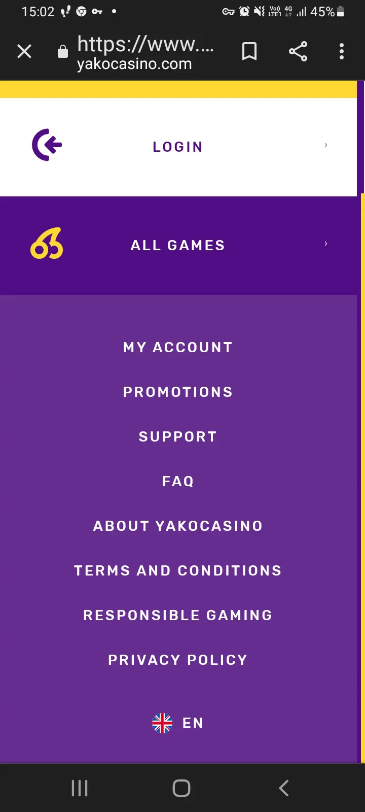 Yako casino app screenshot 11