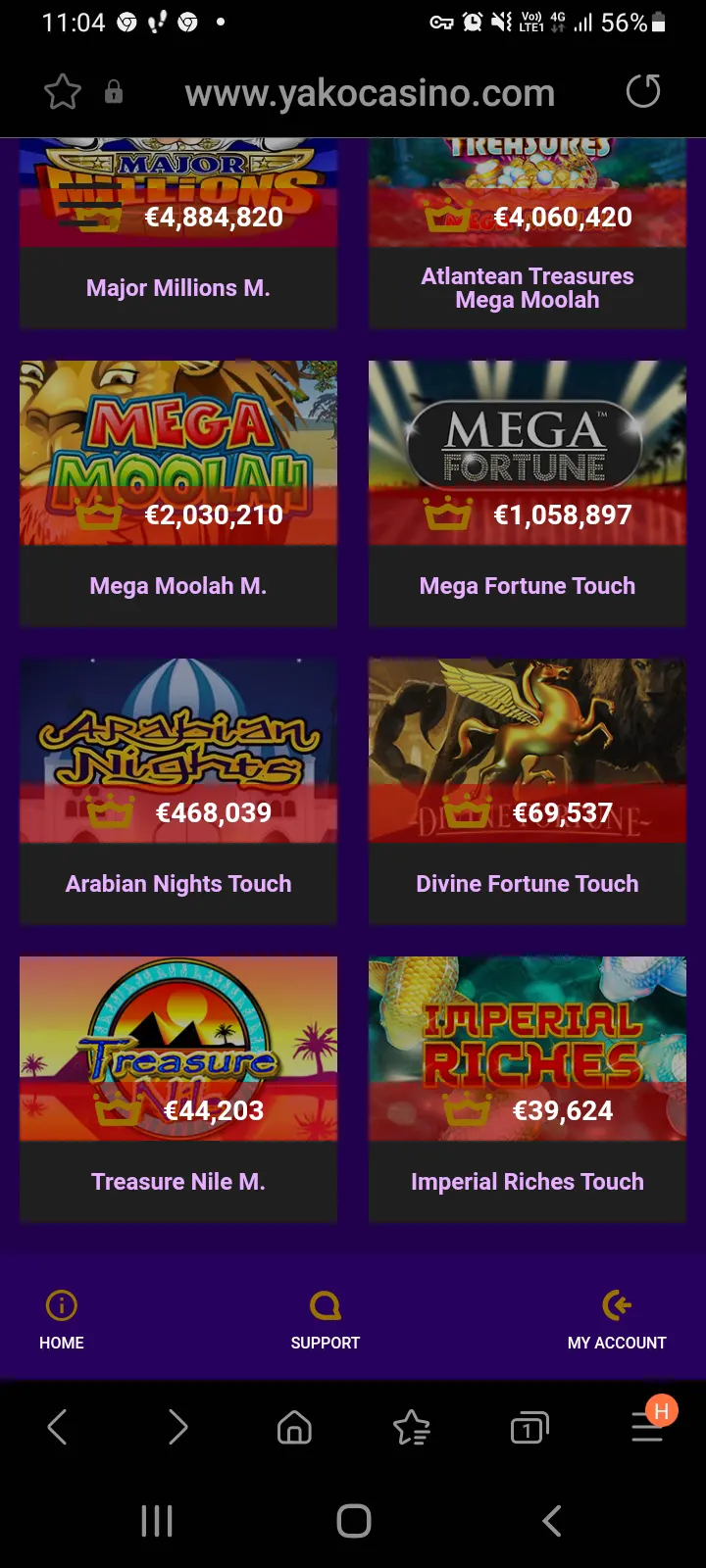 Yako casino app screenshot 5