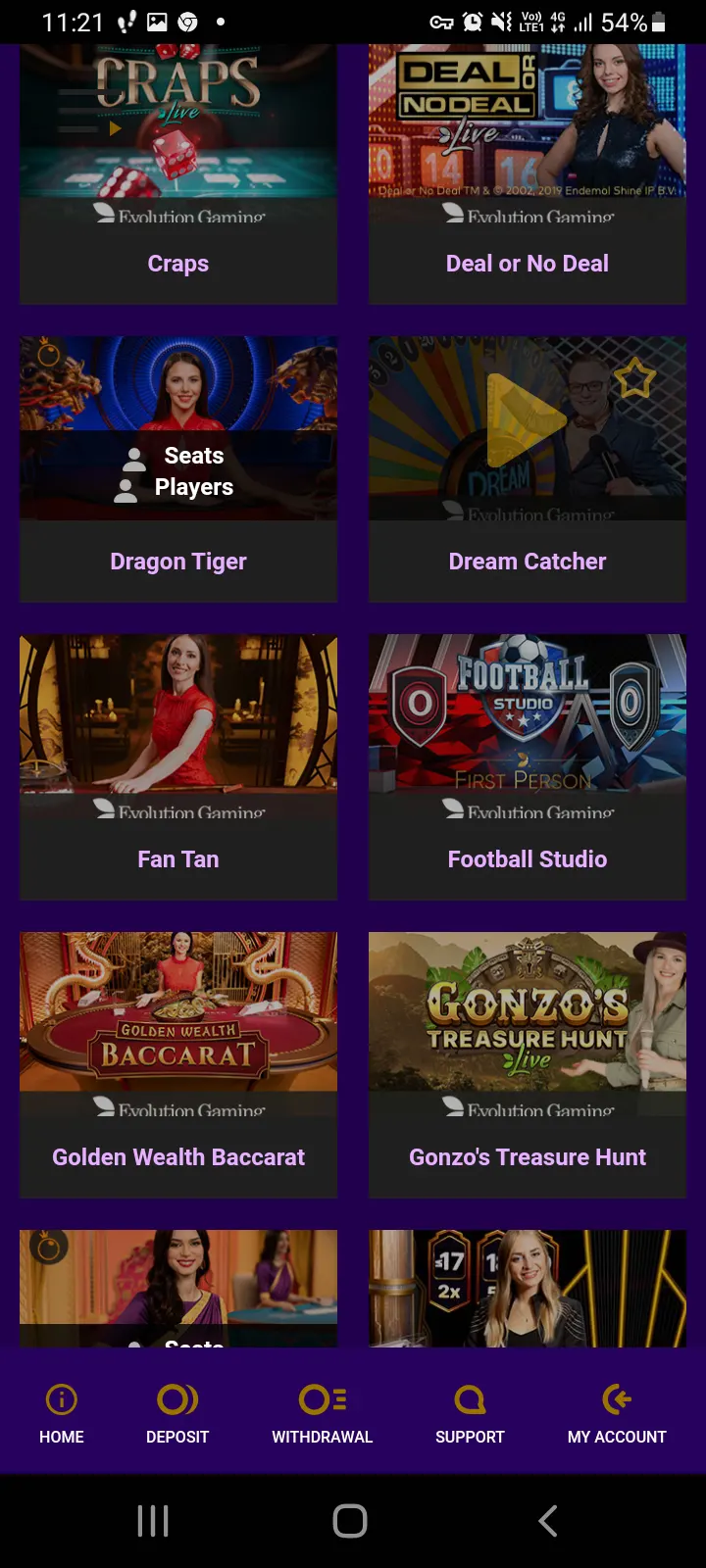 Yako casino app screenshot 7