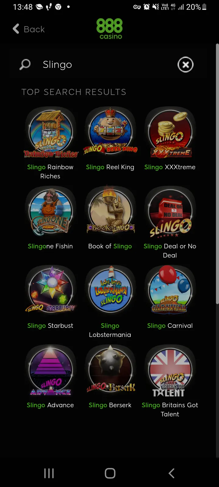 888casino app screenshot 11