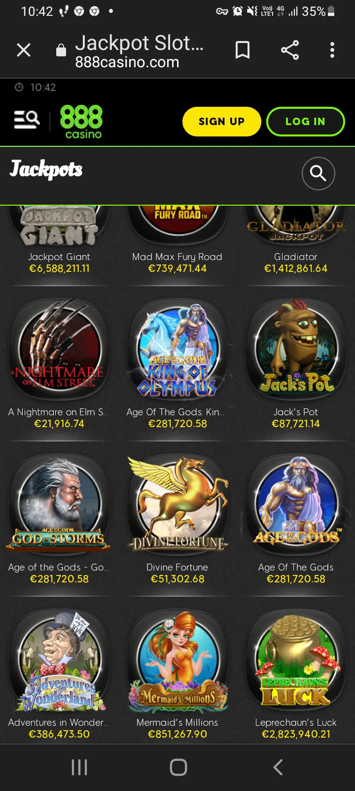 888casino app screenshot 5