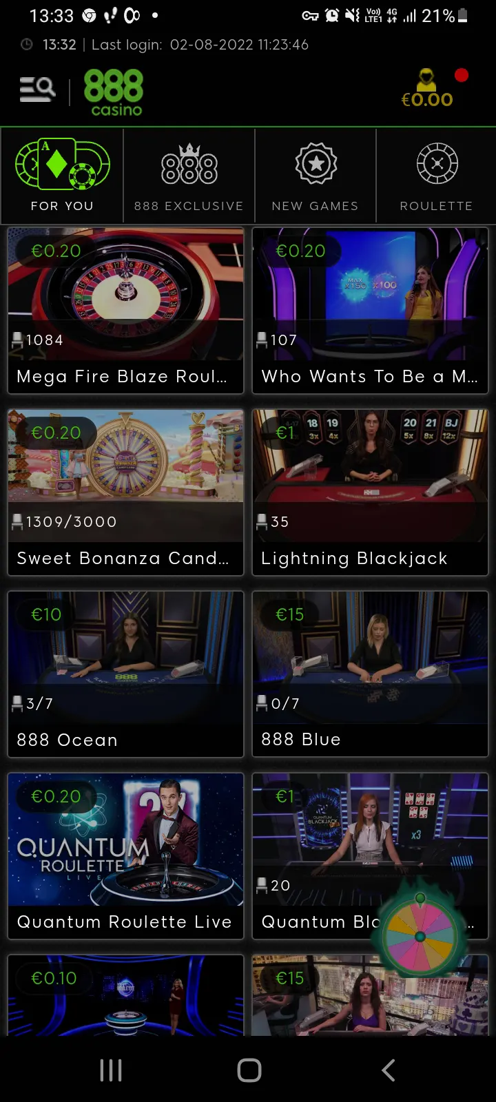 888casino app screenshot 9