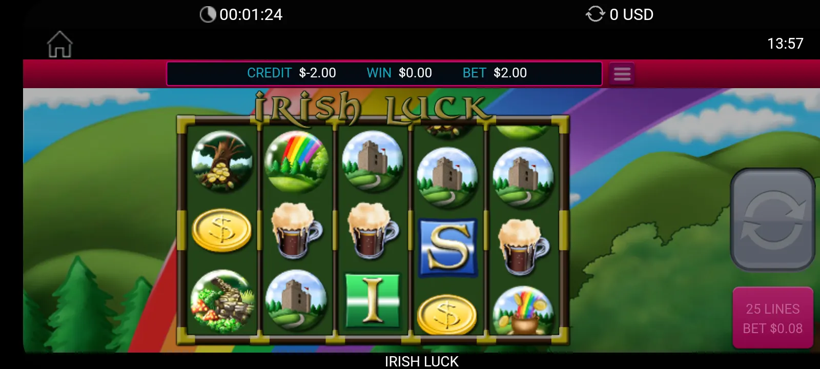 Casino.com app screenshot 2