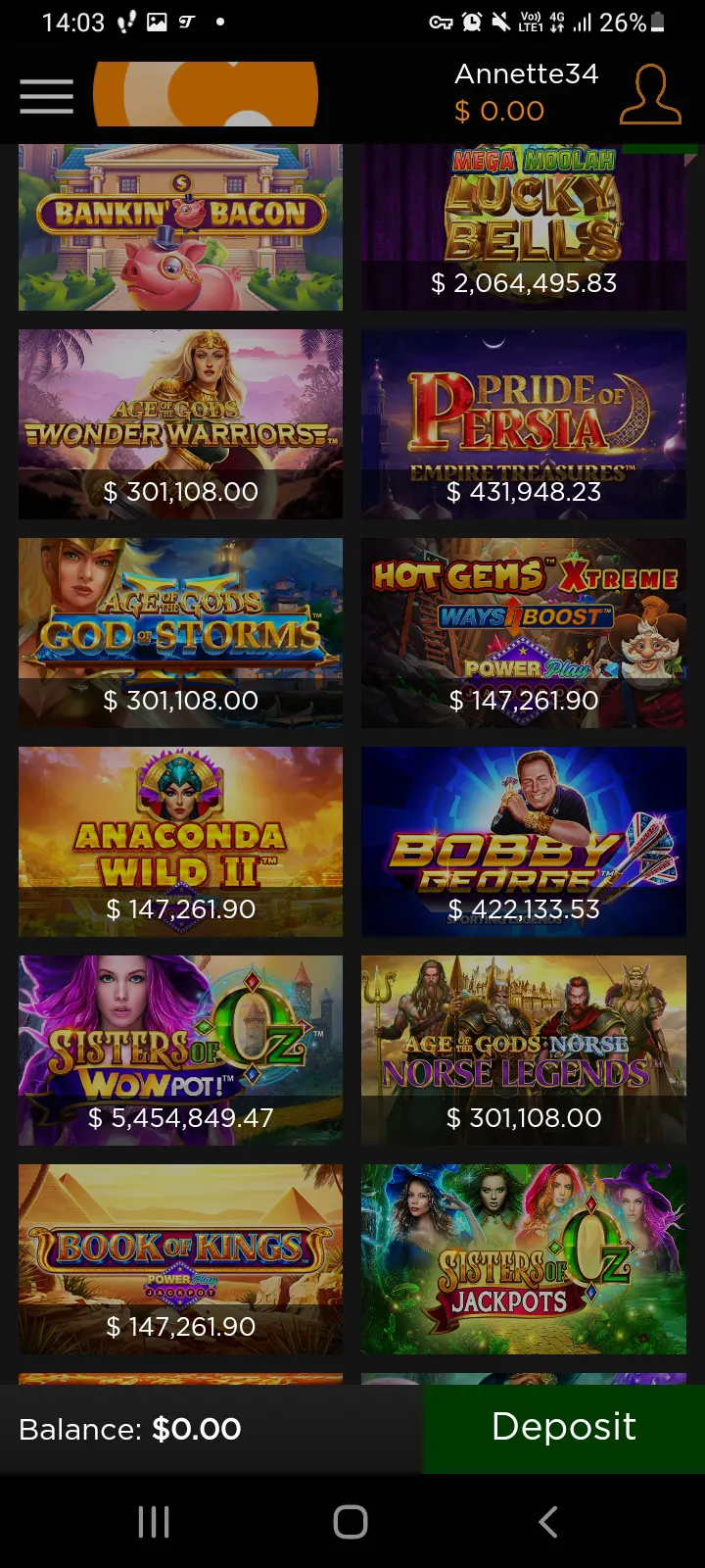 Casino.com app screenshot 5