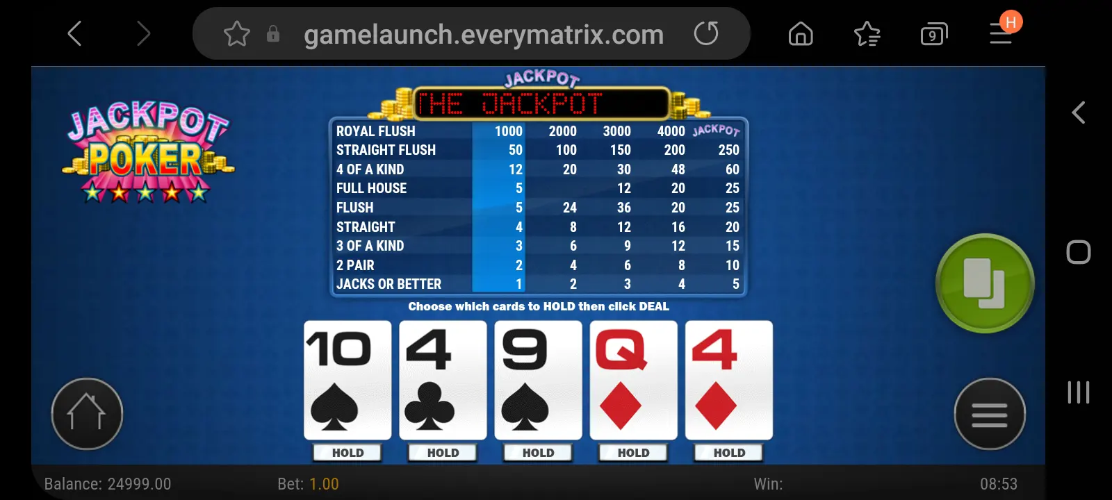 Genesis casino app screenshot 7