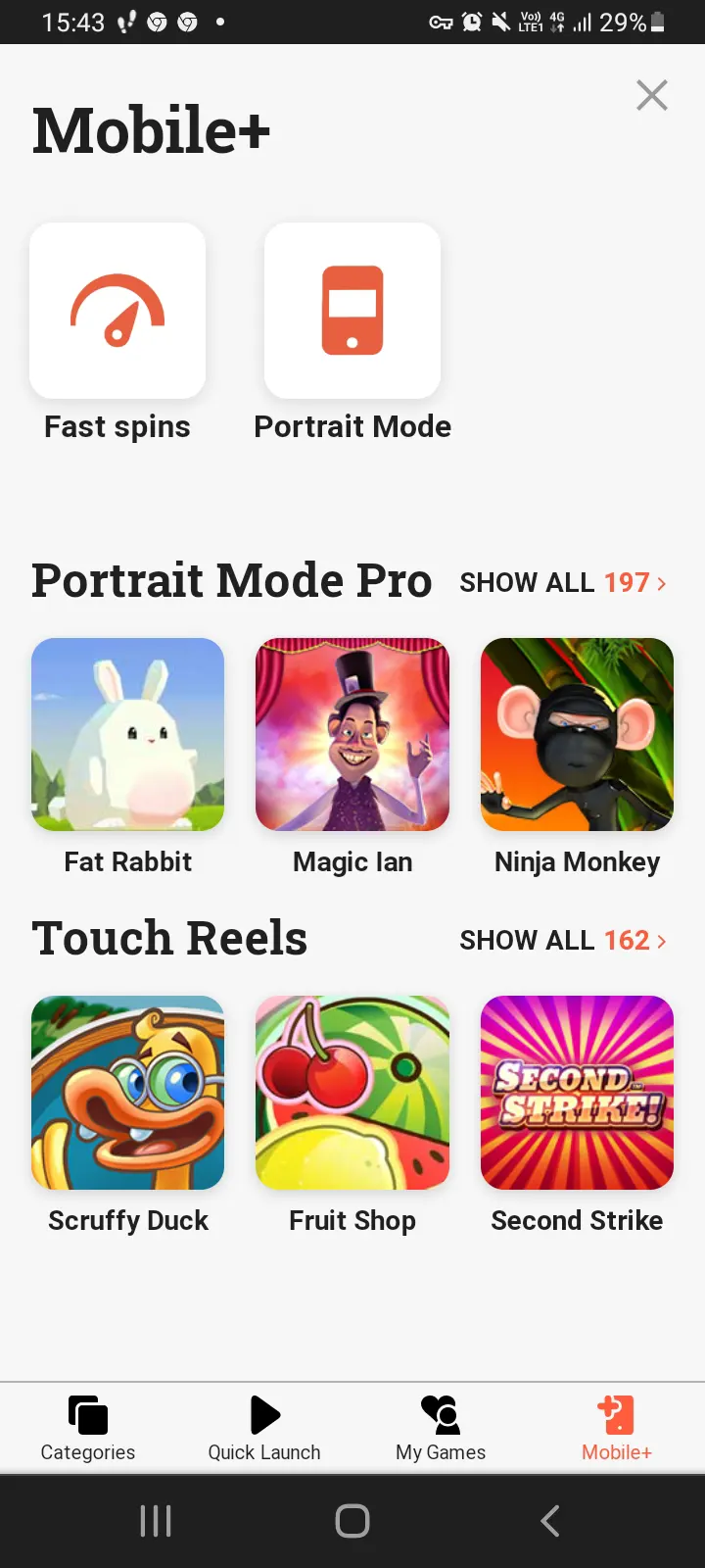 LeoVegas casino app screenshot 12