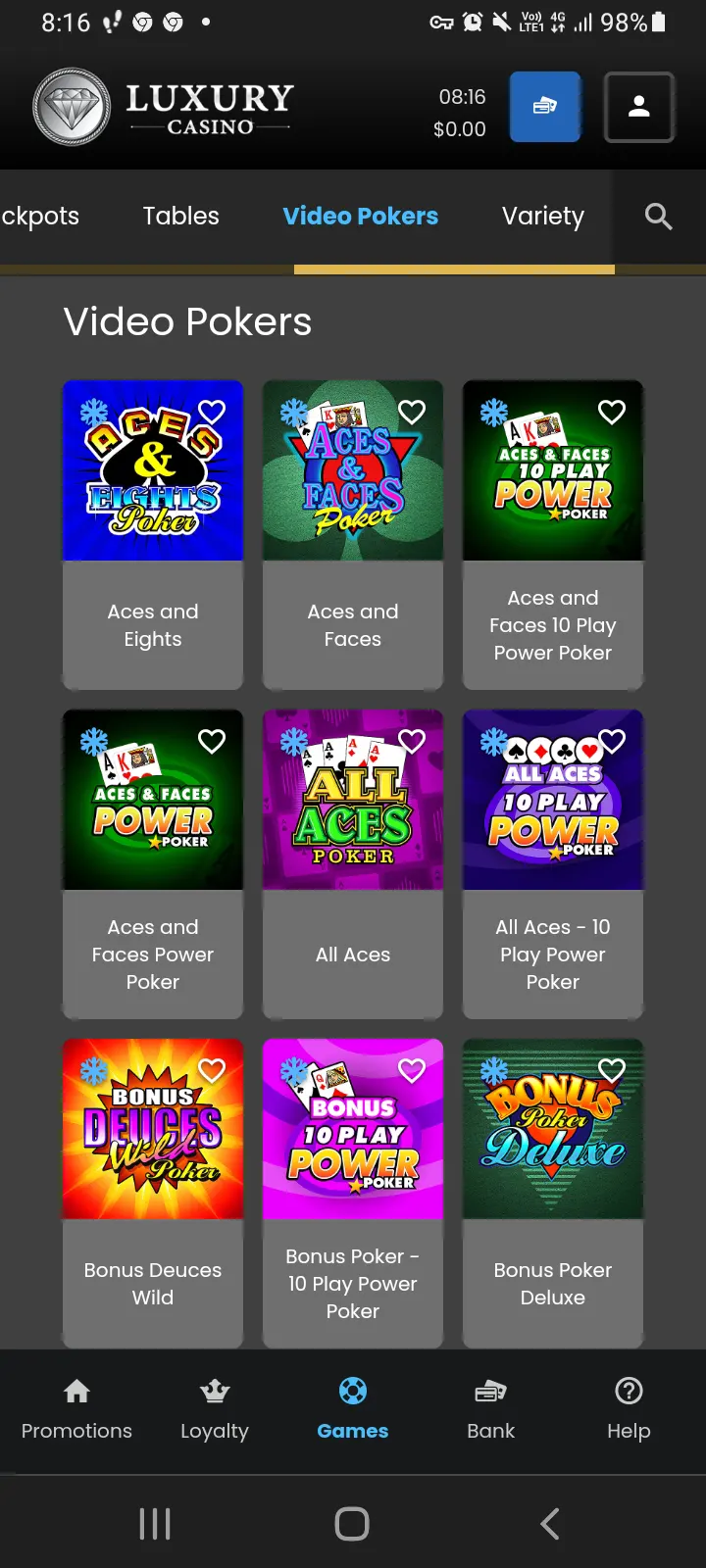 Luxury casino app screenshot 5