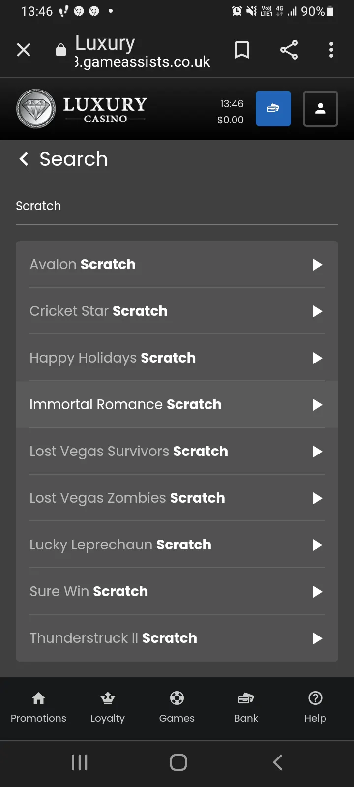 Luxury casino app screenshot 8