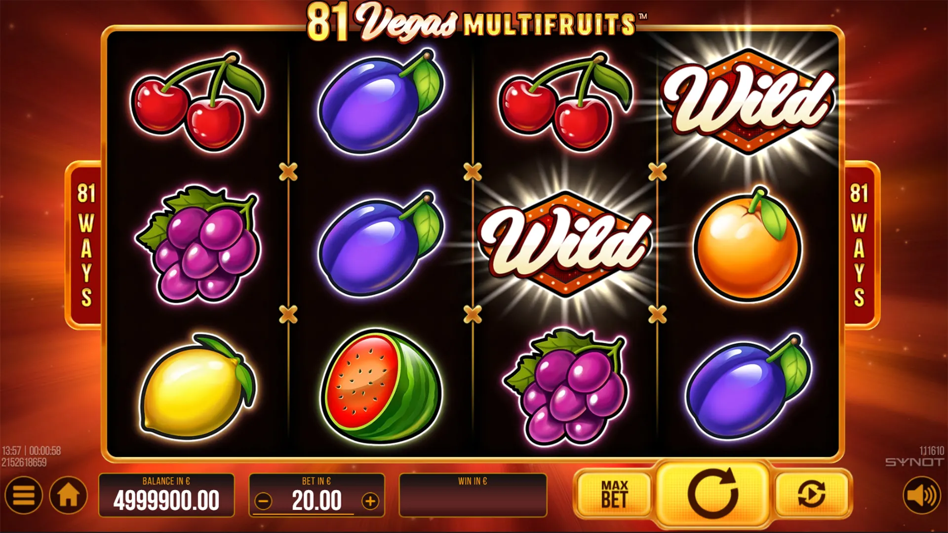 7 & Hot Fruits Symbols and Payouts