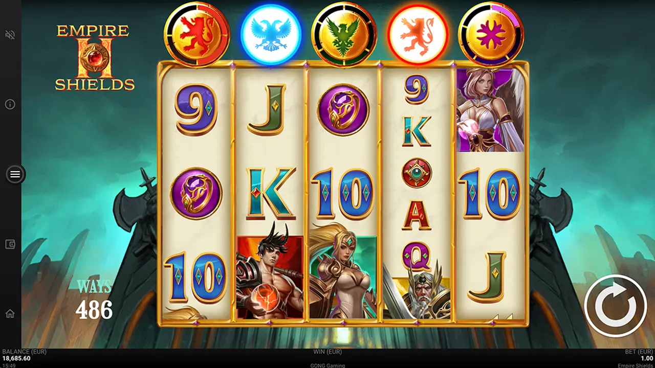 Empire Shields Symbols and Payouts