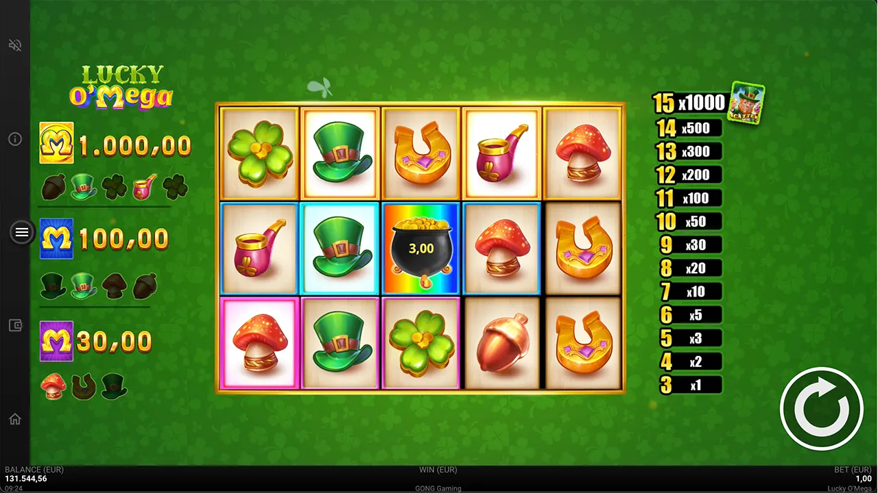 Lucky O’Mega Theme, Graphics, and Sounds
