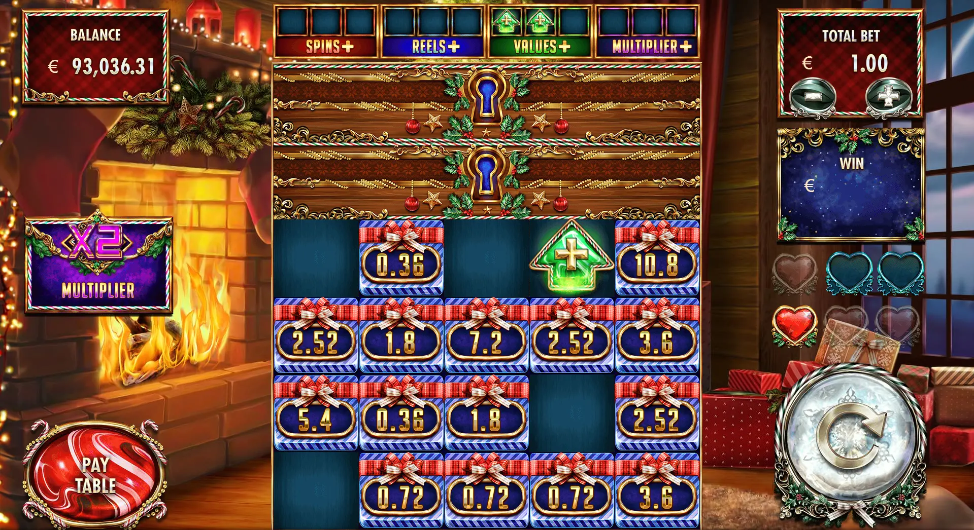 Million Christmas Symbols and Payouts